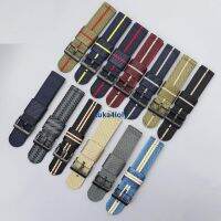 Suitable For Striped Nylon Watch Strap Men Seiko Abalone Samsung Huami Quick Release Breathable 20 22Mm 0703