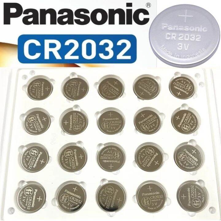 Panasonic CR2032 (5-20 Pcs) Bulk Packing ECR2032 2032 Lithium Coin Cell ...