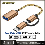 Cáp Chuyển Đổi C-SAW 2 Trong 1 USB 3.0 OTG Nữ USB Totype