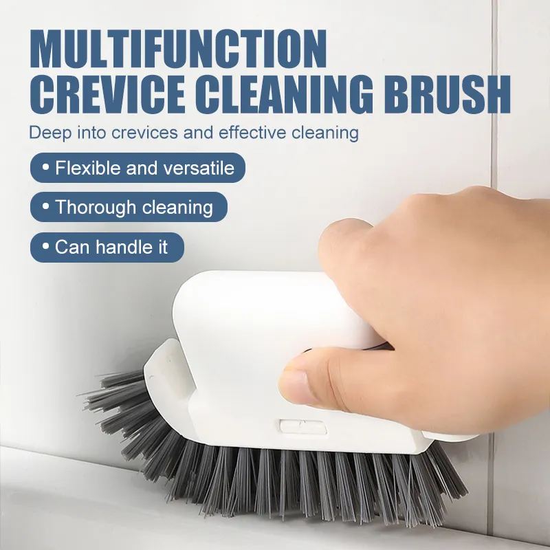 Hard-Bristled Crevice Cleaning Brush, Cleaner Scrub Brush, Upgrade Crevice  Gap Cleaning Brush, Hand-held Groove Gap Household Cleaning Brush Tools