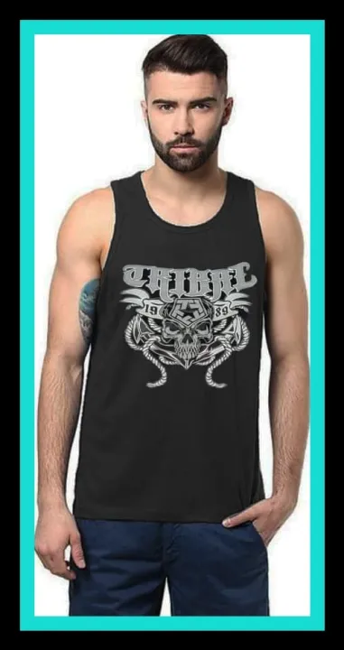 TRIBAL TRENDY SANDO FOR MEN [BLACK] | Lazada PH