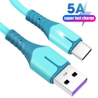 5A Liquid Silicone Type-c Charging USB Data Cable For Mobile Phone / 1Pc Creative Type-c Liquid Silicone Charging Cable