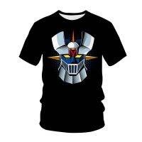 2022 Game Mazinger Z 3D Printed T-shirt Men Women Summer Fashion Casual Short Sleeve Anime Movie Robot Harajuku Streetwear Tops