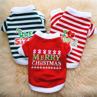 Christmas Dog Clothes New Year Pets Dogs Clothing For Small Medium Dogs Costume Chihuahua Pet Shirt Warm Dog Clothing Yorkshire