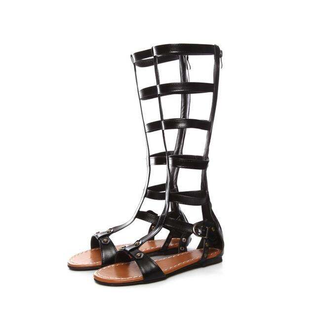 ขายดีที่สุด-ioztt2023-luxury-shoes-women-designers-2020-new-flat-sandals-sexy-european-style-roman-large-summer-cool-boots-1920-2