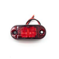 610PCS 12V 24V Universal 2 Led Oval Clearance Side Marker Tail Lamp Light Trailer Car Truck Lorry Caravan Accessories