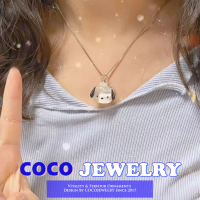 COCOJEWELRY Sanrio สร้อยคอสุนัขหยก Long Melody Ins Best Friends Cartoon