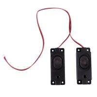 1 Pair 4-Pin Balance Plug Rectangle Magnet Speaker Amplifier 3W 8 Ohm