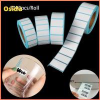 OSIDE 1000pcs/Roll การ์ด ราคาซูเปอร์มาร์เก็ต แท็กเปล่า กระดาษกาว ป้ายบรรจุภัณฑ์ กันน้ำ สติ๊กเกอร์กันความร้อน