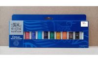 สีน้ำเซตคอทแมน Cotman Water Colours Winsor &amp; Newton วินเซอร์แอนด์นิวตัน 12 x 8 ml. (12 หลอด)