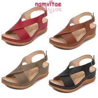 COD DSFGERTGYERE Ladies Anti-slip Sandal Magic Sticker Sandals Women Comfortable Casual Kasut