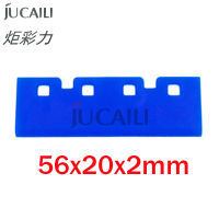 Jucaili 5ชิ้นขนาดใหญ่รูปแบบเครื่องพิมพ์56x20x2มิลลิเมตรยางปัดน้ำฝนสำหรับ Epson หัวพิมพ์ใบมีด Roland ทำความสะอาดปัดน้ำฝนชิ้นส่วน