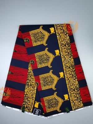 New Hot Sale African Wax Fabric Cotton Material Nigerian Ankara Block Prints Batik High Quality Sewing Cloth n718