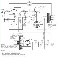 Nvarcher 6V6EL84หลอดเครื่องขยายเสียง10W PCB Board DIY ชุดสำหรับเครื่องขยายเสียงหลอด