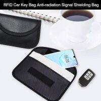 hgjmgkkk Car Keys Case FOB Signal Blocker Bag RFID Shielding Key Credit Card Bags Organizer For Privacy Protection