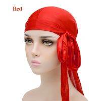 Hot Selling Elasticity Baotou Cap Hair Bands Simulation Silky Durag Long Tail Pirate Hat Headband Turban For Children Kid Rion Accessories