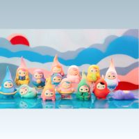 Cute Anime Figure Gift Surprise Box Original POP MART PUCKY Relaxing Beans Series Blind Box Toys Model Confirm Style