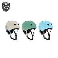 Scoot &amp; Ride Highway Helmet หมวกกันน็อคเด็ก สำหรับเล่น Scooter ส่วมใส่ง่าย มาพร้อมไฟ LED 3 ระดับ