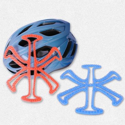 หมวกกันน็อคแบบยืดหยุ่นแผ่นรองด้านในระบายอากาศซิลิโคนป้องกันการเสียรูปหมวกกันน็อคซับ Pad Padding รถจักรยานยนต์หมวกกันน็อคจักรยานอุปกรณ์เสริม-Faneje
