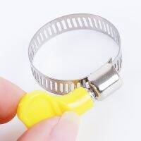 10 Pcs/lot 13-29 Mm Jenis Klem Selang dengan Pegangan Plastik Logam Selang Gas Clamp Hoop Pipa Klip