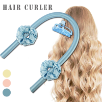 ที่คาดผมแกนม้วนผมแบบไม่มีความร้อนไม่มีความร้อน Magic Hair Curlers Rollers Band Lazy Curler Silk Curling Ribbon-JeKEOPW