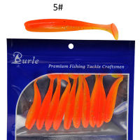 zprc 10ชิ้น/เซ็ต Soft fake Fish lures baits 7cm/2G T TAIL Soft Lure Fishing Tackle ใหม่