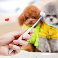 Dog Toothbrush 2pcs Set Soft Hair Dogs Teeth Brush 2pcs Pet Grooming Small Head Toothbrush for Dog Teeth Cleaning Pet Products Brushes  Combs