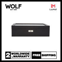 กล่องนาฬิกา WOLF1834 รุ่น VICEROY 15 PIECE WATCH BOX (BLACK)