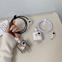 2023 Astronaut Cable Protectors Set Management Kit Winder for iPhone 14 13 12 Pro 18W 20W Cable Organizer Sleeve Cords