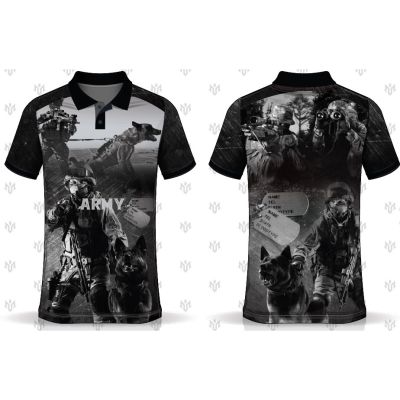 ARMY Marine Design Tactical Polo Shirt Full Sublimation Polo Shirt Fashion New Style for Men and Women(Contact the seller and customize the name and logo for free)02