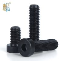 10pcs M4 M5 M6 Grade 8.8 steel Black DIN7984 Hex Hexagon Socket Thin Low Short Profile Head Allen Cap Screw Bolt L 6-50mm