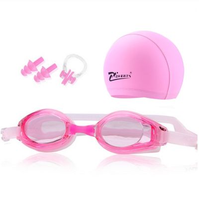 New Anti-fog Waterproof Swim Goggles Men Women Kids Adult Sports Diving Eyewear Swim Cap Swimming Glasses Earplug Pool Equipment