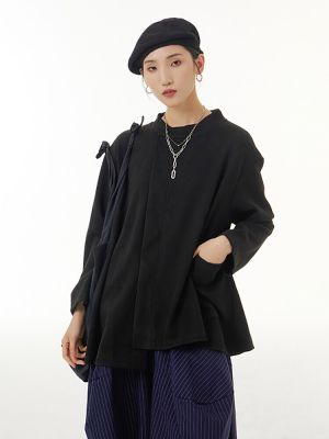 XITAO T-shirt Fashion Casual Irregular Long Sleeve Women Top