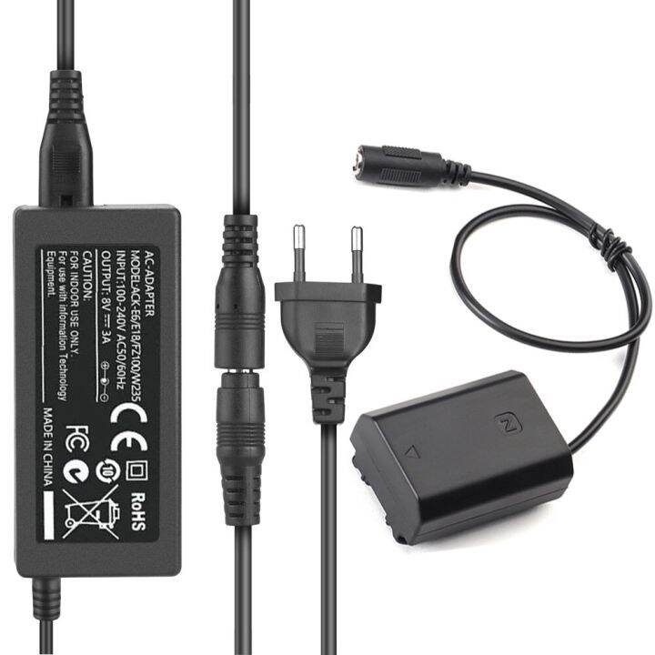 NP-FZ100 Battery NP FZ100 DC Coupler AC Power Adapter Supply Kit For ...