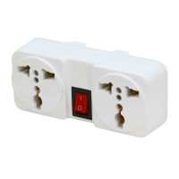 โตชิโน ปลั๊กแปลง 2 ช่อง 1 สวิทช์ รุ่น TW-2 UNIVERSAL/Toshino Toshino Travel Adapter 2 Channels 1 Switch TW-2 UNIVERSAL