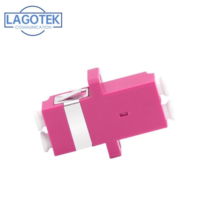 om4-lc-upc-mulit-mode-fiber-optic-adapter-om4-lc-upc-optical-fiber-coupler-lc-fiber-flange-lc-upc-connector-100g