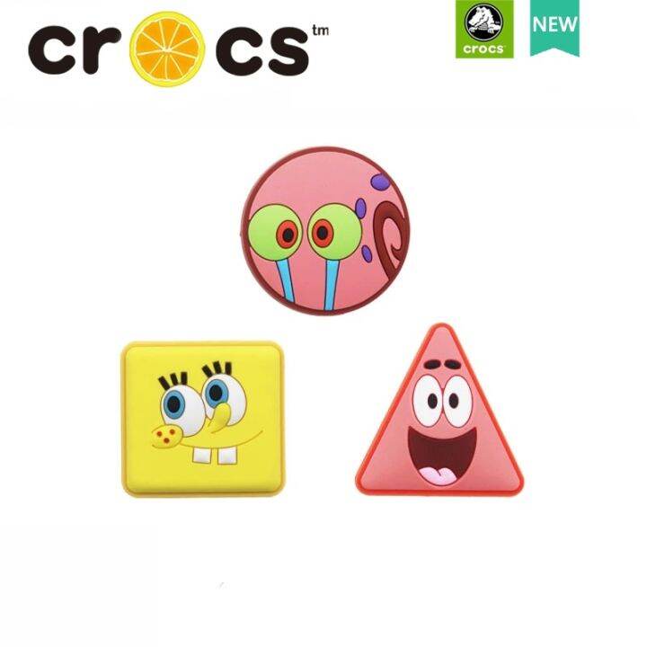 Jibbitz croc charms สพันจ์บ็อบ สแควร์แพนท์ ตัวการ์ตูน jibbitz ตัว