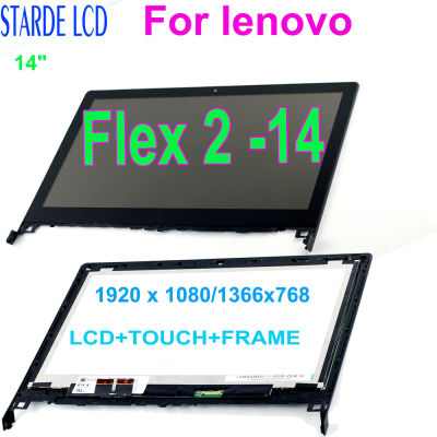 Penggantian LCD 14 Inci Unflex 2-14 Paparan Tuk Bingkai Pemasangan Skrin Flex2-14 1366X768 1920X1080