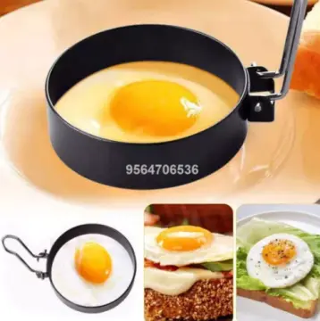 Egg Ring Molds for Cooking - 5Pcs Stainless Steel Ring Mold Egg