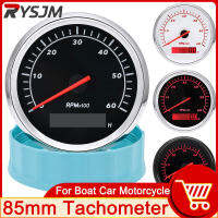 85มิลลิเมตร T Achometer เรือยนต์สำหรับทะเลเรือ Tacho Meter G Auge กับ Hourmeter REV เคาน์เตอร์3000 4000 6000 7000 8000รอบต่อนาทีเมตร