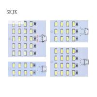 SKJK สีขาวขาว โคมไฟโต๊ะ DIY ไฟ LED 12ดวง8ดวง Mirco USB 5730 SMD ไฟเคลื่อนที่ แผงไฟ LED ไฟ LED USB แผงไฟ LED แผงไฟ5730