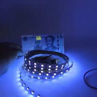Ultraviolet 365nm 380-405nm UV Black Light LED Strip Light SMD5050 12V for UV Resin Curing Currency Validation Medical Field Rechargeable Flashlights