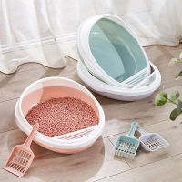 Products Semi-closed Cat Litter Basin Cat Toilet Removable Anti-splashing Cat Litter Basin To Send Cat Litter Shovel