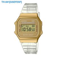 ⊕ GSEFESF Casio Casio tide restoring ancient ways square neutral table quartz watch A168XESG - 9 a men and women