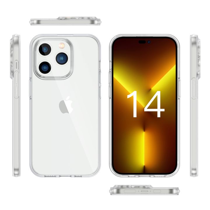 สินค้าใหม่ในสต็อก-กรณีโทรศัพท์ที่ชัดเจนสำหรับ-iphone-14พลัส13-12-11-pro-max-กรณีซิลิโคนอ่อนนุ่มปกคลุมบน-iphone-11-12-13-14บวก-pro-max-ปกหลังกรณี