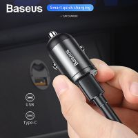 Baseus Quick Charge 4.0 3.0 USB Car Charger For Xiaomi Mi Sumsung Phone QC4.0 QC3.0 QC Type C Fast Car charger