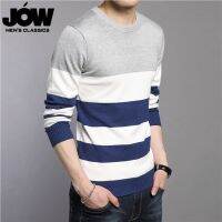 New Simple Mens Cotton Sweaters Fashion Cool Shirts Long-Sleeve Slim Sweater