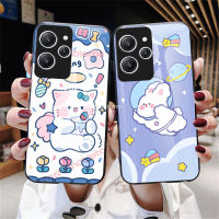 เคสโทรศัพท์โทรศัพท์มือถือสำหรับ Xiaomi Redmi 12 12C 10C 10 C A1 A2 Note 12 Pro Plus 12S 12S 12เทอร์โบ Note12Pro + 2023กระจกเทมเปอร์เคสโทรศัพท์นิ่มแฟชั่นฝาหลัง TPU แข็งกันแรงกระแทก