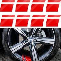 ：{“： 4Pcs Reflective Car Stickers Car Wheel Rims Wheel Hubs 18-21 Inch Lines Rearview Mirror Stickers Car Exterior Stickers