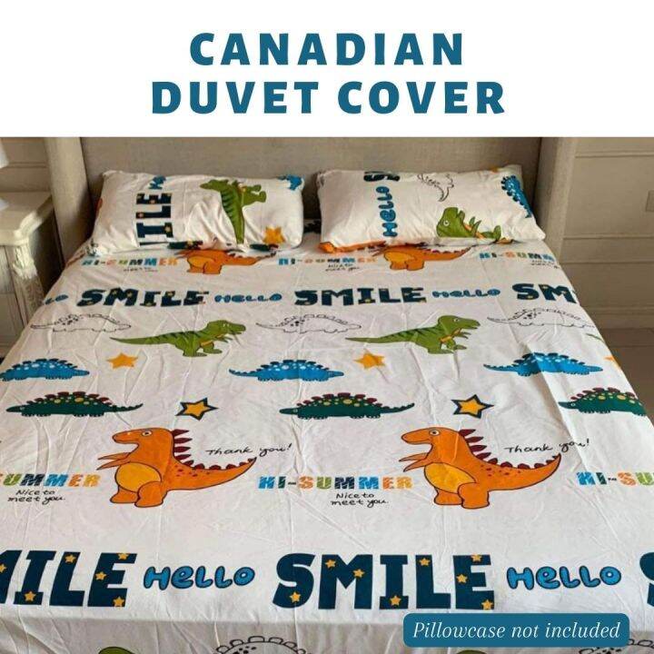 Kids Cartoon Canadian Printed Duvet Cover Only Double Size 60x78